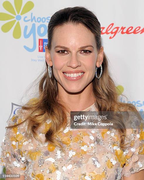 Executive Producer Hilary Swank attends preview of the first ever "Choose You" documentary, created by Executive Producer Hilary Swank, alongside 2S...