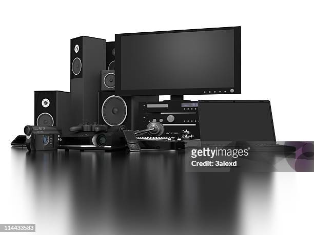 home electronics - hi fi stock pictures, royalty-free photos & images