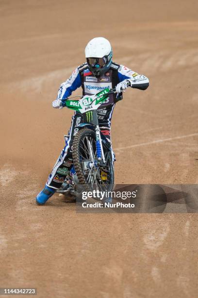 Matej Zagar during FIM Speedway Grand Prix Of Poland Training in Warsaw, Poland, on 17 May 2019.