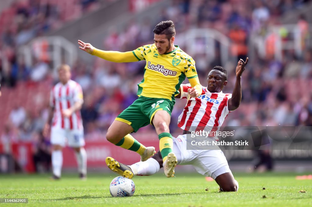 Stoke City v Norwich City - Sky Bet Championship