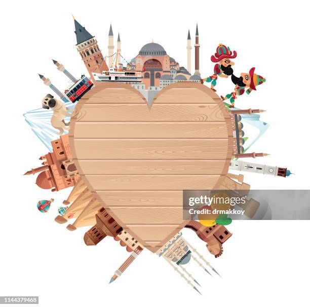 turkey travel - troy stock illustrations