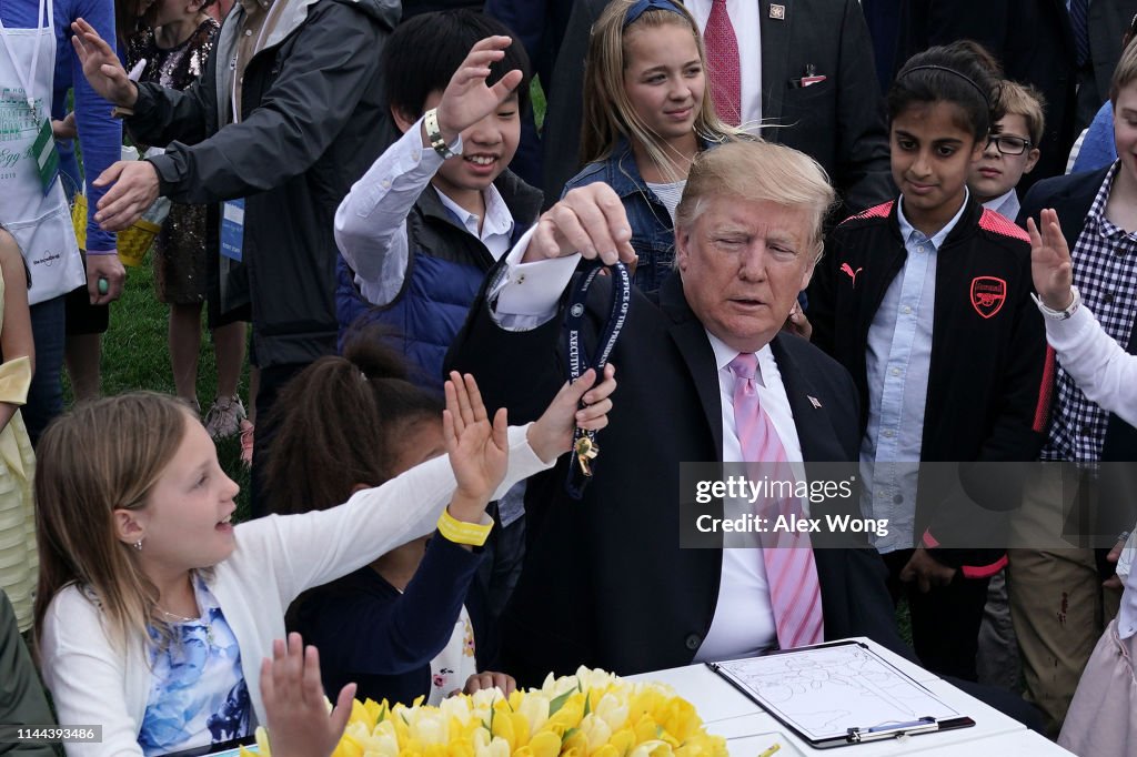 President And Mrs Trump Host Annual White House Easter Egg Roll