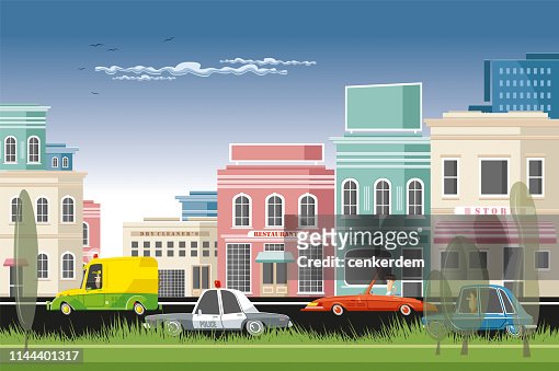 47 Small Town Cartoon Photos and Premium High Res Pictures - Getty Images