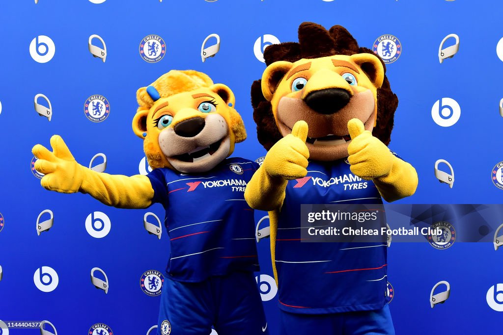 Chelsea FC mascots Stamford and Bridget enjoy the atmosphere before... News  Photo - Getty Images