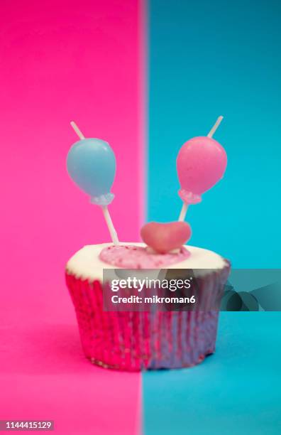 boy or girl gender reveal - gender reveal stock pictures, royalty-free photos & images