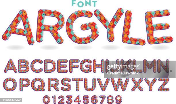 Pattern With Font 487 Alphabet Font Fabric Stock Photos, High-Res Pictures, and Images ...