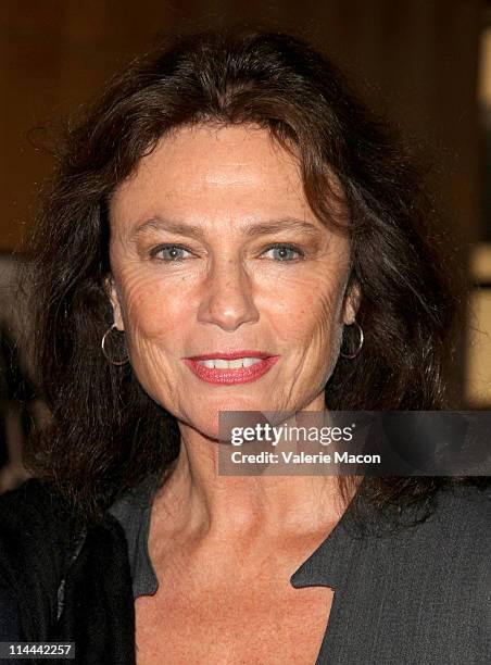 Actress Jacqueline Bisset attends the The Academy Of Motion Picture Arts And Sciences Premiere Of The Restored "The Garden Of The Finzi-Continis" on...