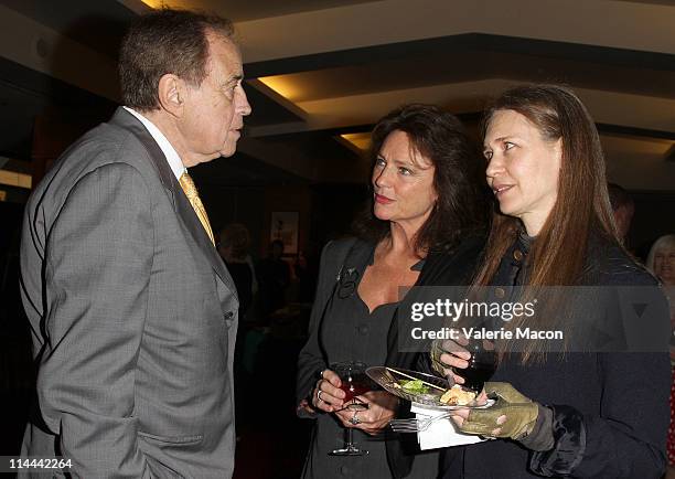 Producer Arthur Cohn, actress Jacqueline Bisset and Marsha Valentinova attend the The Academy Of Motion Picture Arts And Sciences Premiere Of The...