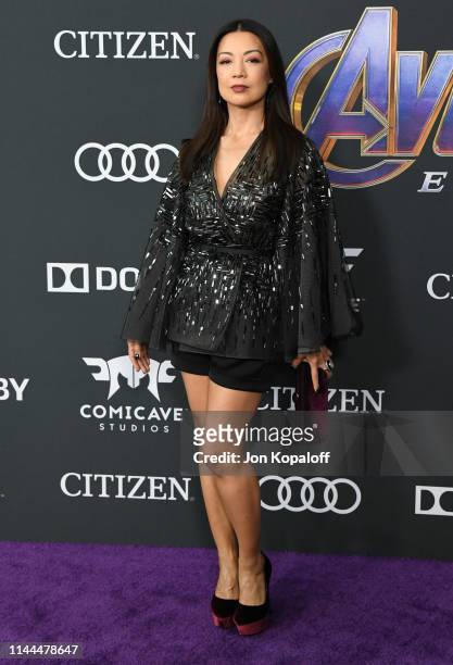 Ming-Na Wen attends the World Premiere Of Walt Disney Studios Motion Pictures "Avengers: Endgame" at Los Angeles Convention Center on April 22, 2019...