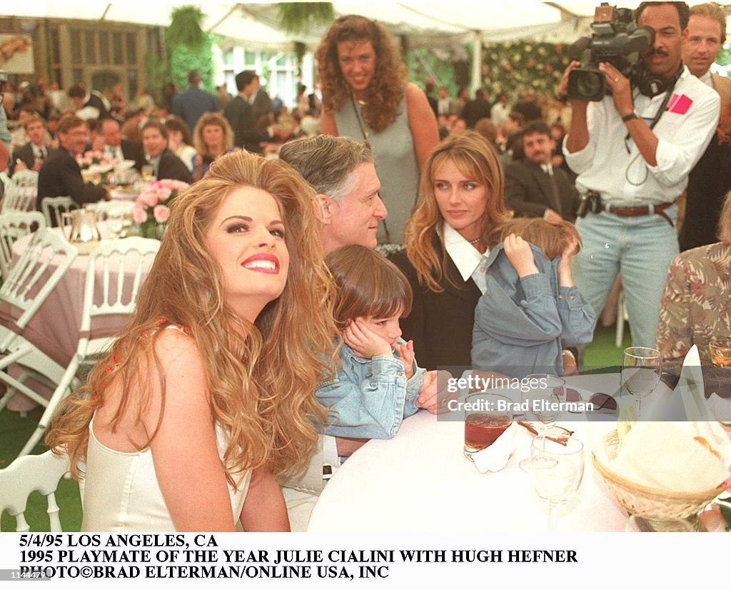 5 4 95 LOS ANGELES CA 1995 PLAYMATE OF THE YEAR JULIE CIALINI WITH 5-4-95-los-angeles-ca-1995-playmate-of-the-year-julie-cialini-with