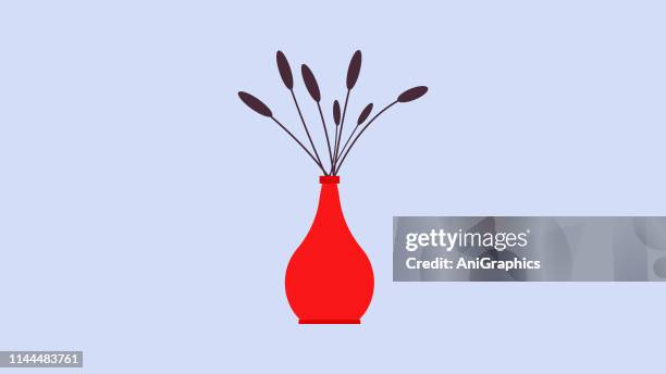 flower pot icon - empty flower pot stock illustrations