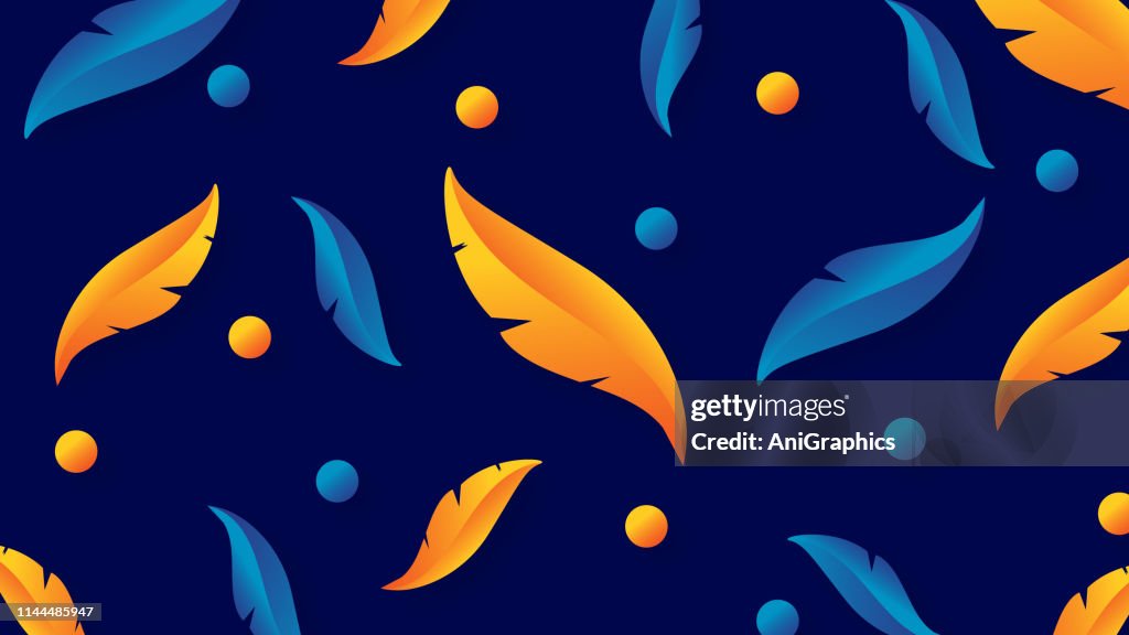 Colorful Leaf Background