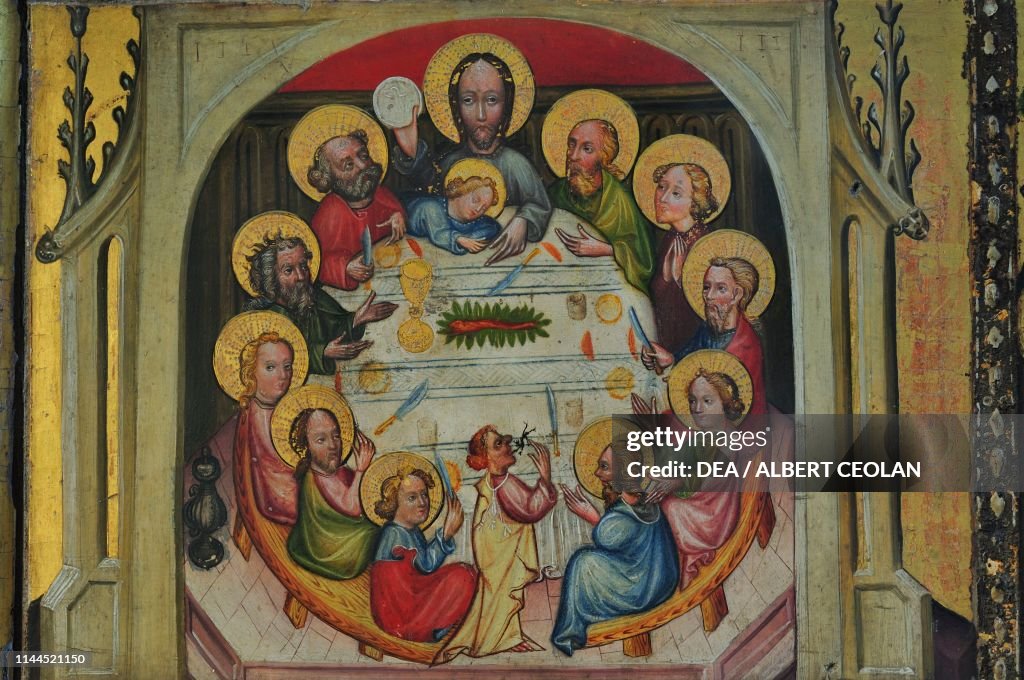 Panel with Last Supper and Judas, Churburg Castle