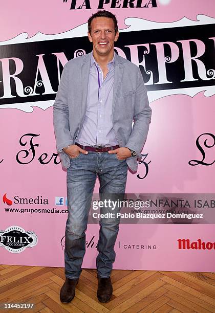 Joaquin Prat attends 'La Gran Depresion' premiere at Infanta Isabel Theatre on May 19, 2011 in Madrid, Spain.