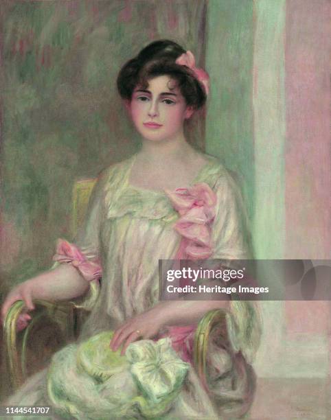 Portrait de Madame Josse Bernheim-Dauberville , 1901. Private Collection. Artist Renoir, Pierre Auguste .