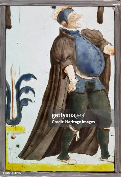 An actor declaiming, ca. 1600. Found in the Collection of Musée national de la Renaissance, Écouen. Artist Anonymous.