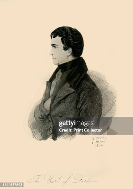 The Earl of Durham', 1834. Portrait of John George Lambton, 1st Earl of Durham , Governor-General of Canada. Lambton, known as 'Radical Jack', was a...