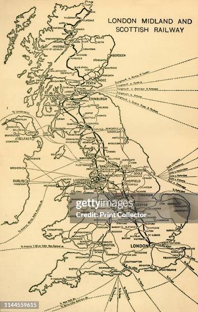 London Midland and Scottish Railway', 1930. From "The Wonder Book of Railways", edited by Harry Golding. [Ward, Lock & Co., Limited, London and...