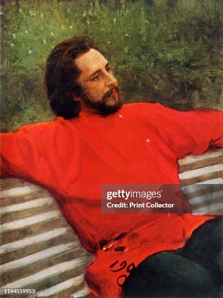 Portrait of the Poet Leonid Nikolayevich Andreyev' . Russian playwright, novelist and short-story writer Andreyev was the leader of the Expressionist...