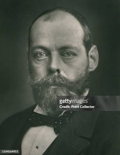 The Right Honorable The Late Randolph Spencer Churchill', . Portrait of British politician Lord Randolph Churchill . From "Our Conservative and...