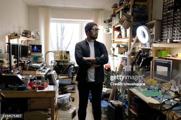 asian sound engineer at his studio - sound engineer stock pictures, royalty-free photos & images