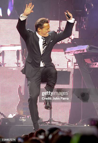 Luis Miguel performs at American Airlines Arena on May 19, 2011 in Miami, Florida.