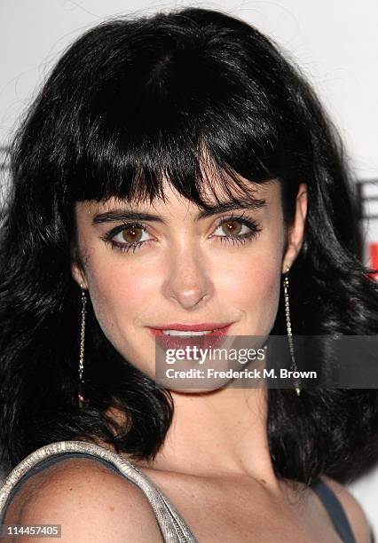 Actress Krysten Ritter attends the Opening Night of "Beauty Culture" at The Annenberg Space For Photography on May 19, 2011 in Century City,...