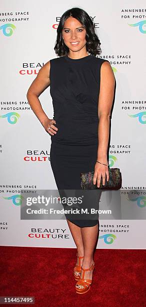 Actress Olivia Munn attends the Opening Night of "Beauty Culture" at The Annenberg Space For Photography on May 19, 2011 in Century City, California.