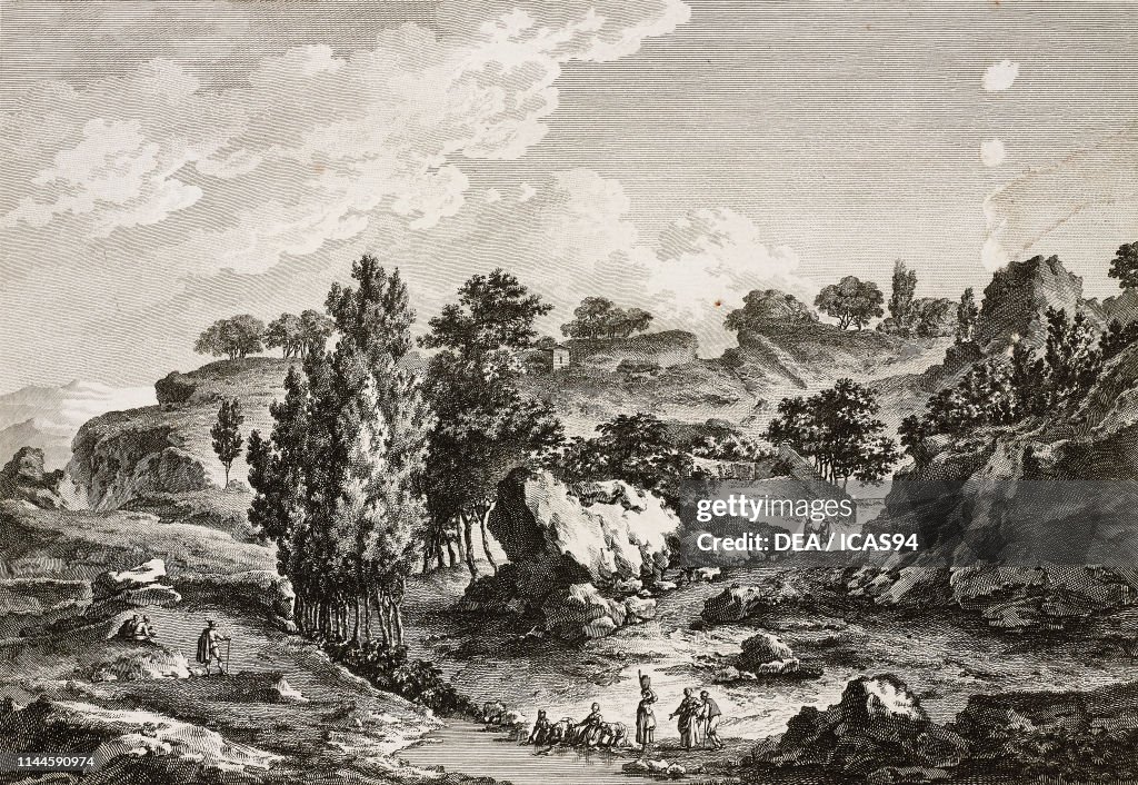 Landscape near Pietra Percia, Val di Noto, Sicily