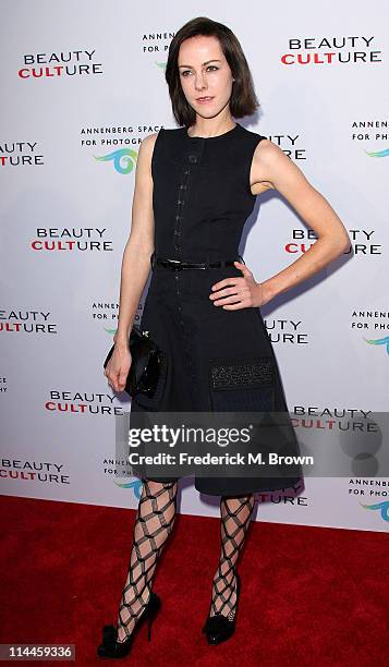 Actress Jena Malone attends the Opening Night of "Beauty Culture" at The Annenberg Space For Photography on May 19, 2011 in Century City, California.