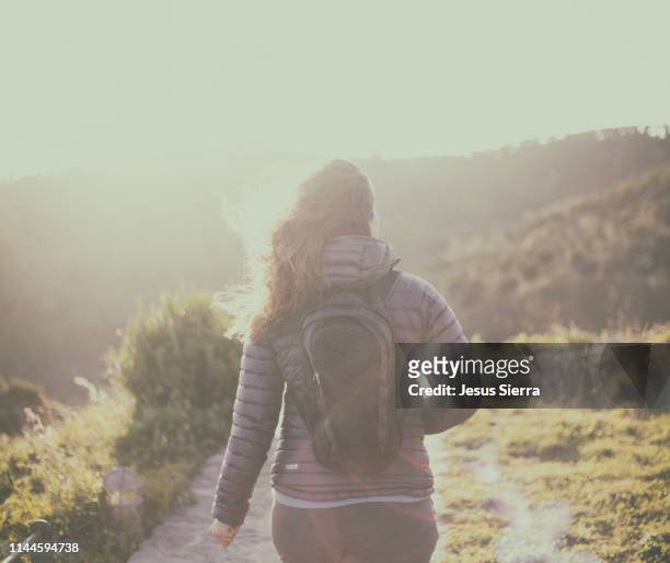 girl hiking - pov walking stock pictures, royalty-free photos & images