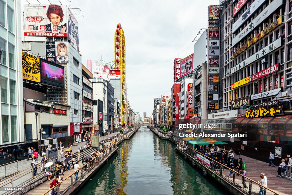 Dotonbori canal, Osaka, Japan