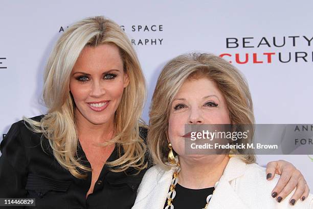 Actress Jenny McCarthy ( and Wallis Annenberg, Chairman of the Board/President/CEO of the Annenberg Foundation attend the Opening Night of "Beauty...