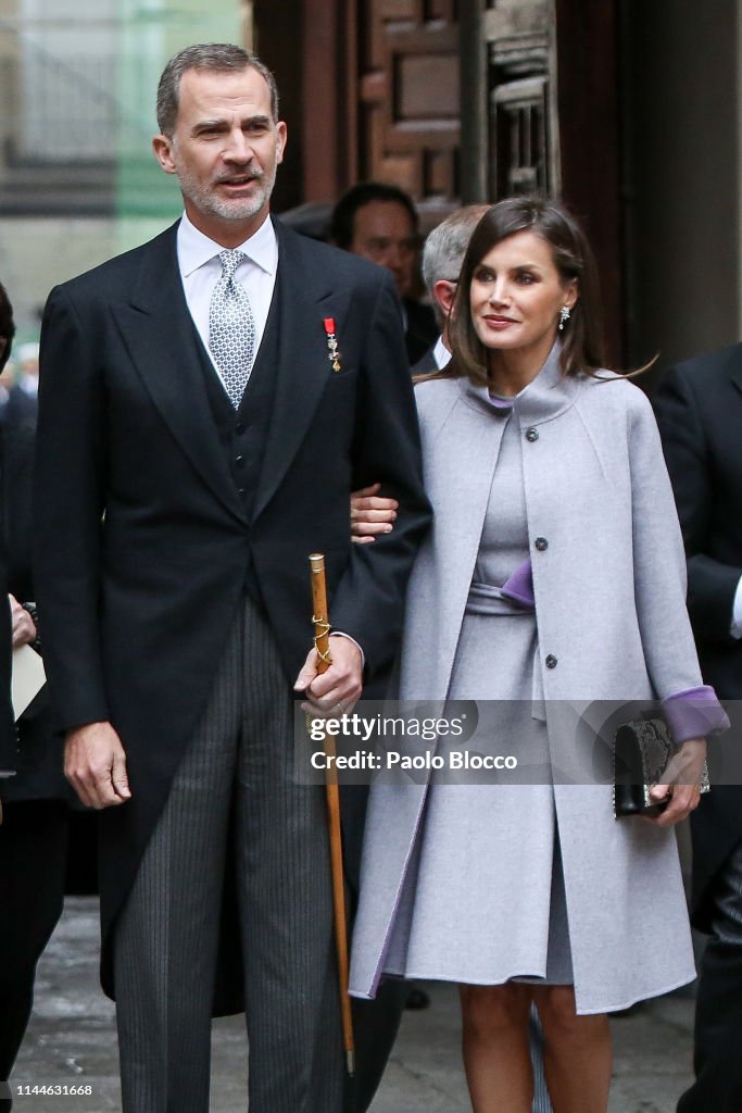 Spanish Royals Attend 'Miguel de Cervantes' Literature Awards