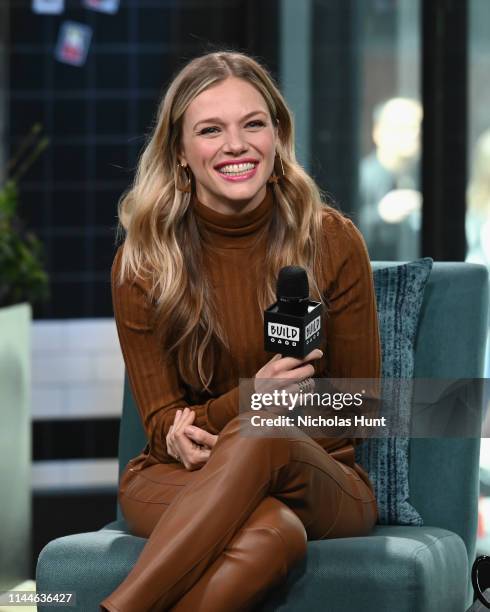 Actress Tracy Spiridakos attends the Build Series to discuss "Chicago P.D." at Build Studio on April 23, 2019 in New York City.