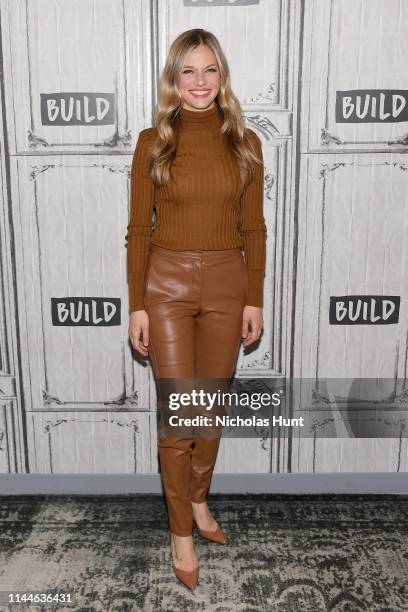 Actress Tracy Spiridakos attends the Build Series to discuss "Chicago P.D." at Build Studio on April 23, 2019 in New York City.