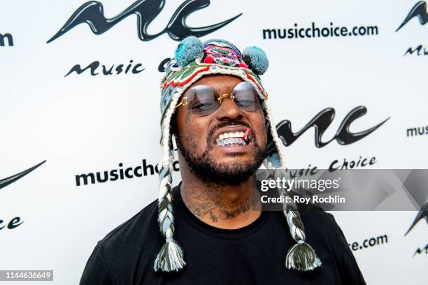 Schoolboy Q Visits Music Choice on April 23, 2019 in New York City.