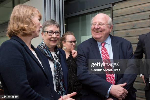 Joan Ryan, Ann Coffey and Mike Gapes at the launch of Change UK The Independent group's European election campaign at We The Curious on April 23,...