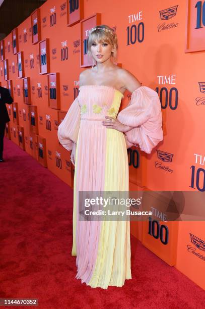 Taylor Swift attends the TIME 100 Gala 2019 Cocktails at Jazz at Lincoln Center on April 23, 2019 in New York City.