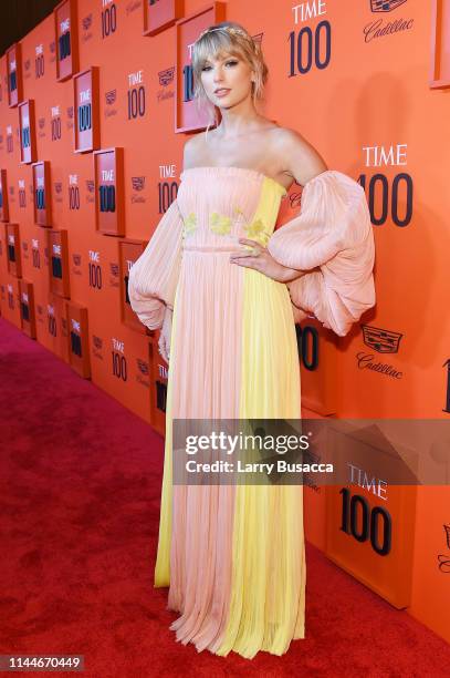 Taylor Swift attends the TIME 100 Gala 2019 Cocktails at Jazz at Lincoln Center on April 23, 2019 in New York City.