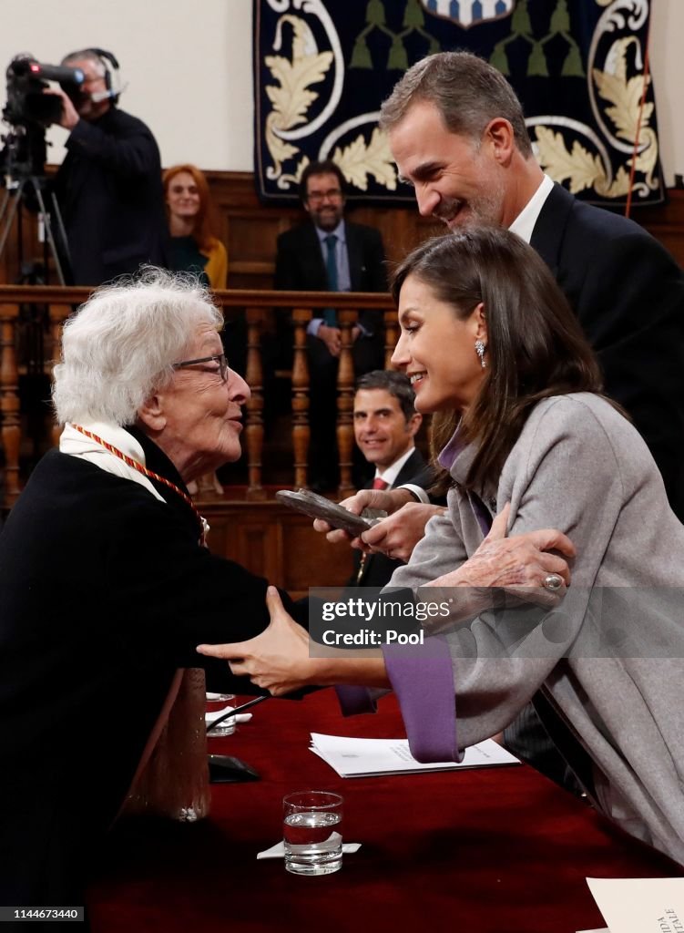 Spanish Royals Attend 'Miguel de Cervantes' Literature Awards