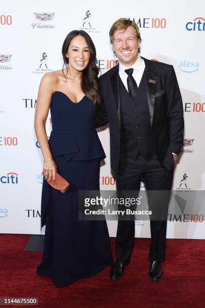Joanna Gaines and Chip Gaines attend the TIME 100 Gala 2019 Cocktails at Jazz at Lincoln Center on April 23, 2019 in New York City.