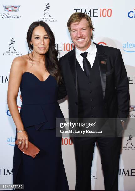 Joanna Gaines and Chip Gaines attend the TIME 100 Gala 2019 Cocktails at Jazz at Lincoln Center on April 23, 2019 in New York City.