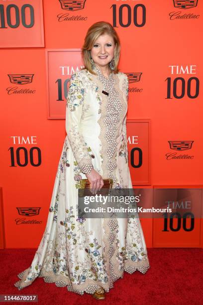 Arianna Huffington attends the TIME 100 Gala Red Carpet at Jazz at Lincoln Center on April 23, 2019 in New York City.