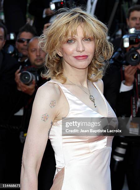 Courtney Love attends the "This Must Be The Place" Premiere during the 64th Cannes Film Festival at Palais des Festivals on May 20, 2011 in Cannes,...