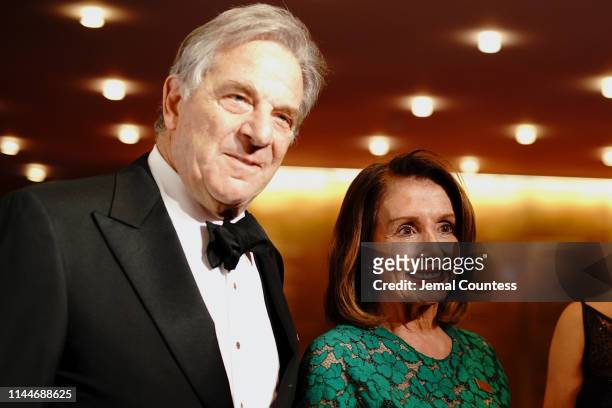 Paul Pelosi and Nancy Pelosi attend the TIME 100 Gala 2019 Cocktails at Jazz at Lincoln Center on April 23, 2019 in New York City.