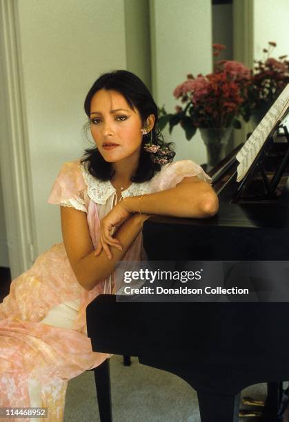 Actress Barbara Carrera poses for a portrait in c.1985 in Los Angeles, California.