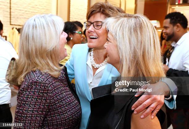Tipper Gore, former Second Lady of the United State, Ambassador Capriccio Marshall and Hilary Rosen, Managing Director, SKDK, kick off of the White...