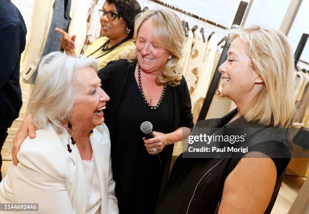 Barbara Gast, Chief Creative Officer of Lafayette 148 New York, Deirdre Quinn, CEO and Co-Founder, Lafayette 148 New York, and Hilary Rosen, Managing...