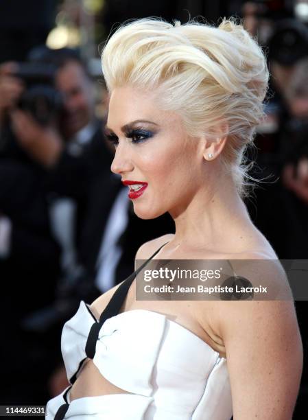 Gwen Stefani attends the "This Must Be The Place" Premiere during the 64th Cannes Film Festival at Palais des Festivals on May 20, 2011 in Cannes,...